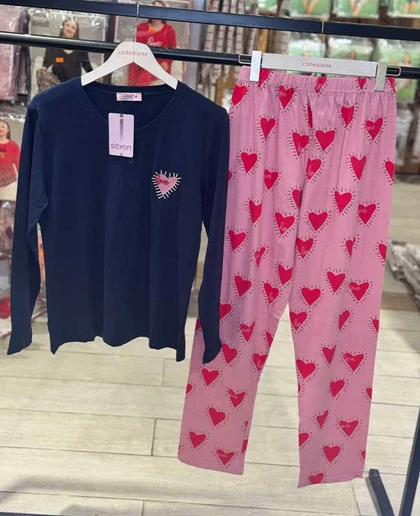 بلوز شلوار نرمال سکسن کد40258