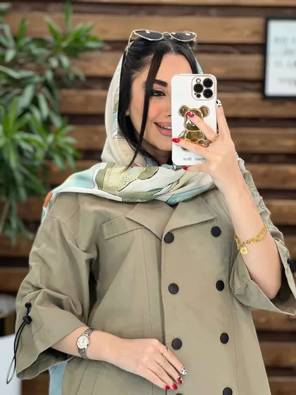 مانتو ده دکمه آستین گت