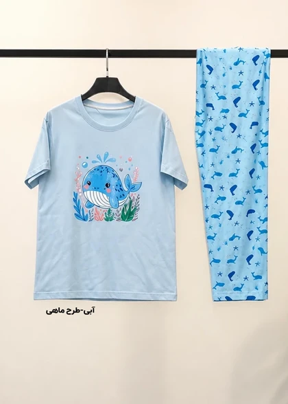 ست تیشرت و شلوار زنانه مدل wcs048