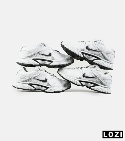 کفش کتانی مردانه و زنانه سفید مشکی نایک NIKE v5 RNR