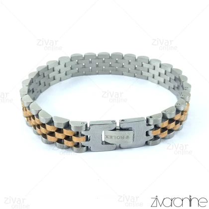 دستبند رولکس دورنگ اسپورت 40055