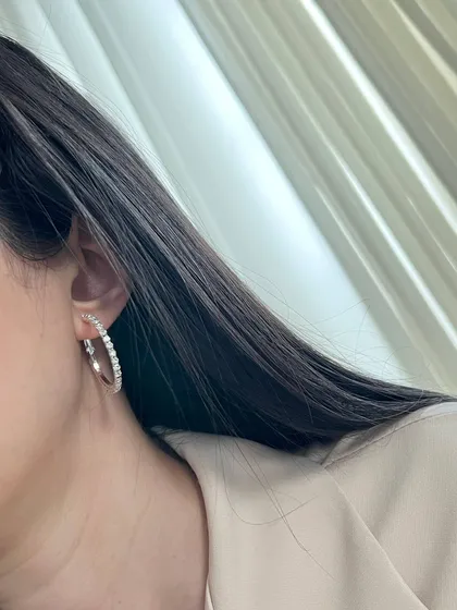 گوشواره تنیسی حلقه‌ای