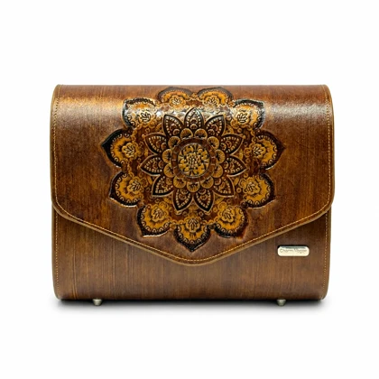 کیف رودوشی چرم طبیعی زنانه مدل نگار کد 207077