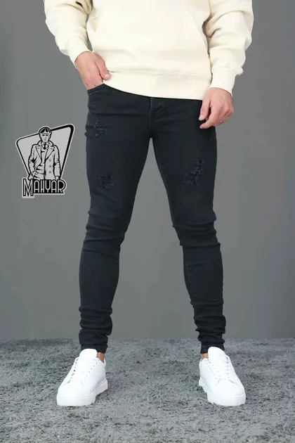 شلوار جین مشکی زاپ‌دار TOMMY