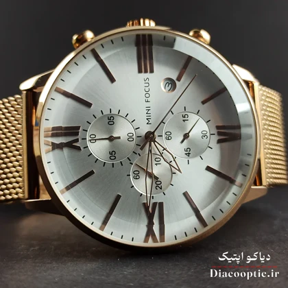 ساعت مچی مردانه اورجینال موتور ژاپن برند مینی فوکوس سه موتور مدل Mf0236G.2 بند حصیری