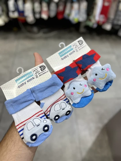 جوراب عروسکی فانتزی نوزادی