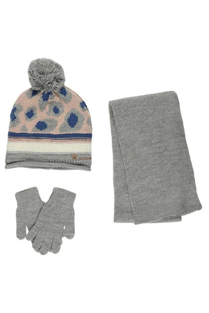 ست روسری و کلاه و دستکش بچگانه panco