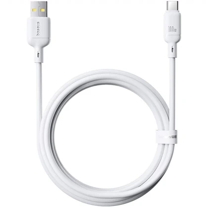 کابل سوپر فست شارژ USB به Type-c دو متری 100 وات بیسوس P10377703113-00 / P10377703213-00 / CB000113