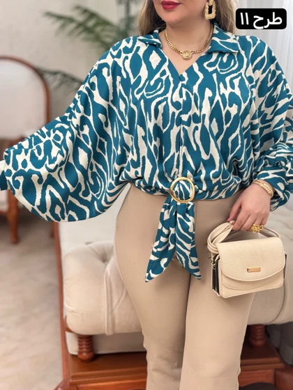 شومیز الیزه حلقه‌ای 2763