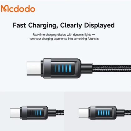 کابل تایپ سی 6 آمپر مک دودو MCDODO مدل CA_033 طول 1.2 متر