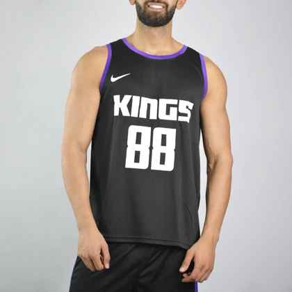 ست رکابی و شلوارک ورزشی مردانه کوئتا کینگز مدل PY-Nike-2A0651 مشکی