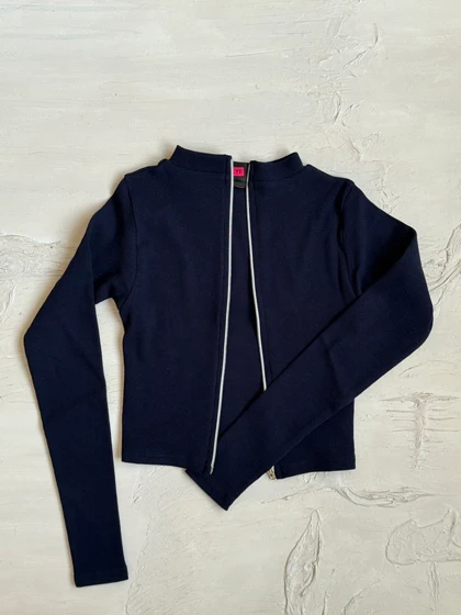 کراپ زیپی یقه سه سانت کد 1400168