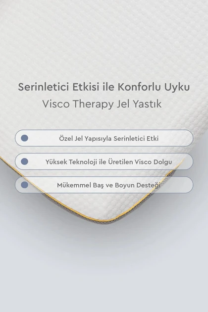 بالش Yataş مدل Visco Therapy Jel - سفید