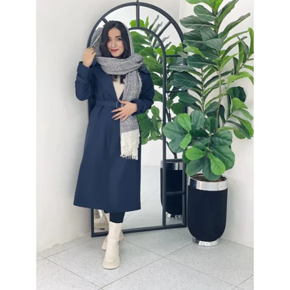 بارانی بلند مدل کایلین آستردار