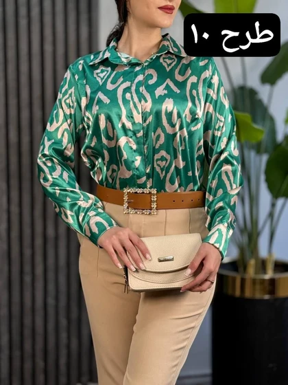 شومیز ساتن سیلک کد 1742