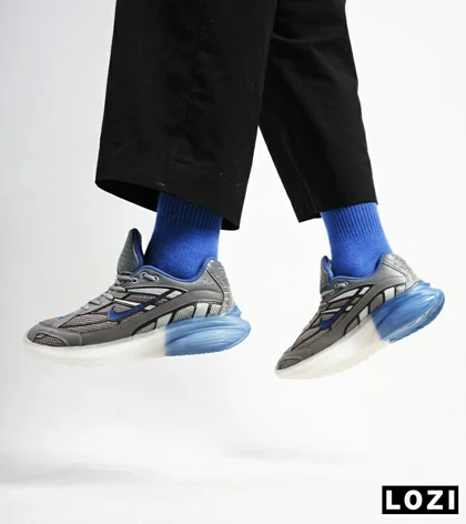 کفش کتانی مردانه طوسی آبی Nike VaporMax