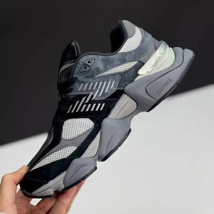 کتانی نیوبالانس 9060 مشکی طوسی New Balance 9060 Black Grey
