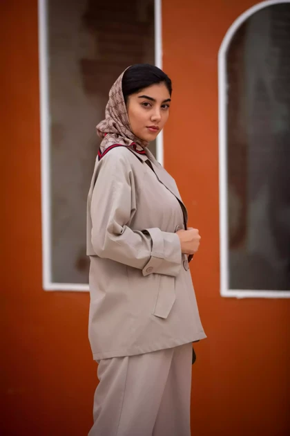 بارانی ترنج کت مایا جیب نقابدار