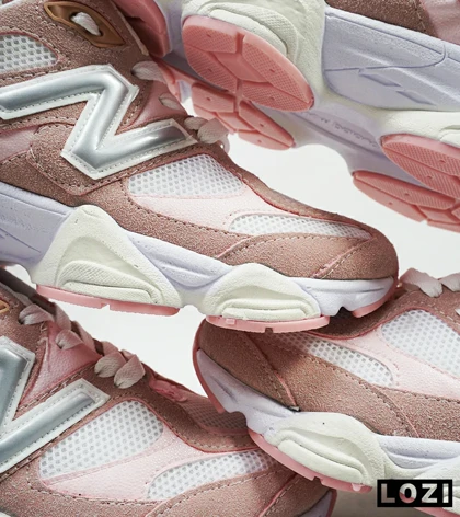 کفش کتانی زنانه صورتی سفید NEW BALANCE 9060