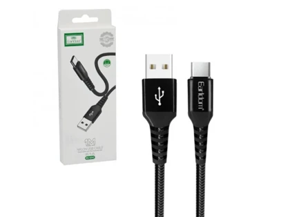 کابل تبدیل یو اس بی به تایپ سی 2.1 آمپر یک متری ارلدام Earldom TYPE-C cable model EC-121C