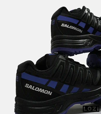 کفش کتانی کوهنوردی مشکی آبی مردانه و زنانه Salomon xa pro 3d