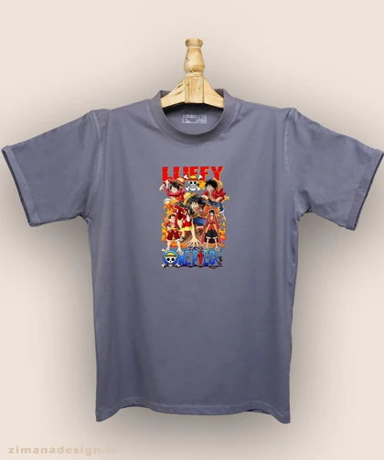 تیشرت مردانه و زنانه طرح وان پیس کد 911