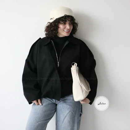 بامبر جکت زنانه مدل وانیل