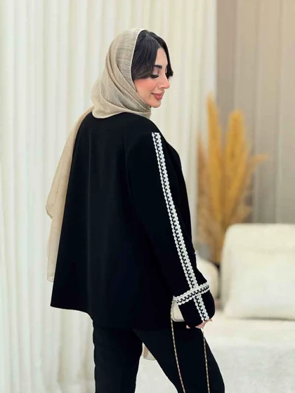 مانتو جیب نما نواردوزی