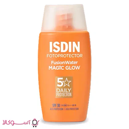 کرم ضدآفتاب فیوژن واتر ایزدین مدل magic glow حجم 50 میل