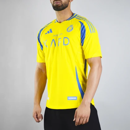 تیشرت فوتبالی پلیری النصر مدل Adidas-Heat RDY-5985 زرد