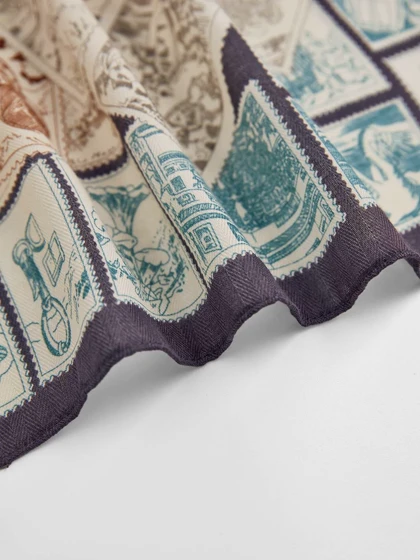 مینی اسکارف چهارفصل تمبر 30262