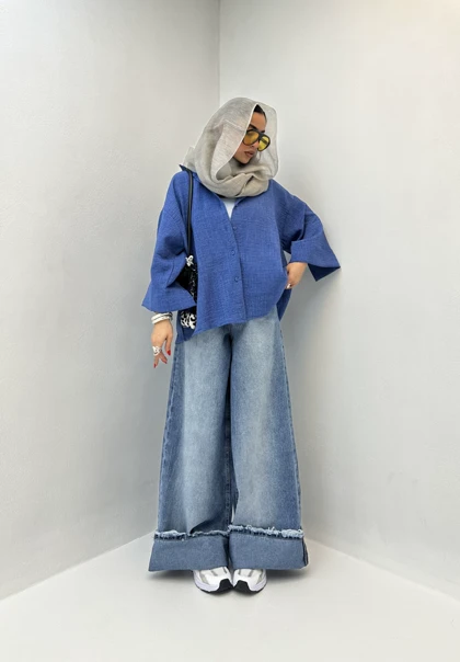 شومیز لینن نچرال