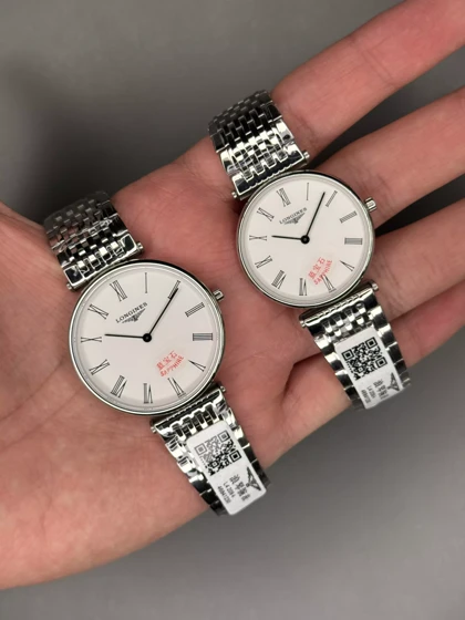 ساعت مچی لونژین بند سیلور صفحه سفید Longines