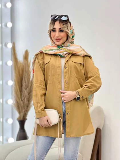مانتو دو جیب پیله