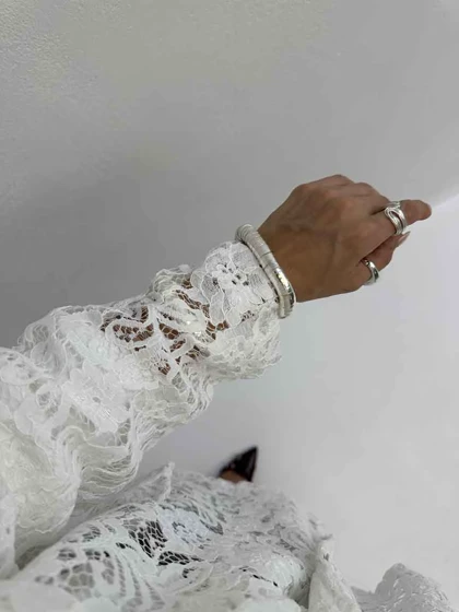 کت تک دکمه توری