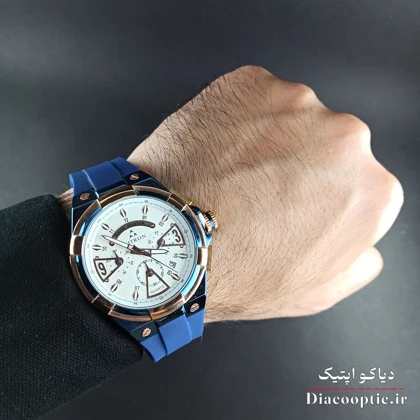 ساعت مچی مردانه سه موتور برند فیترون مدل Do1272 بند رابر