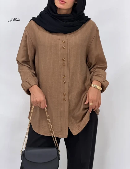 تونیک مانتویی شکوفا