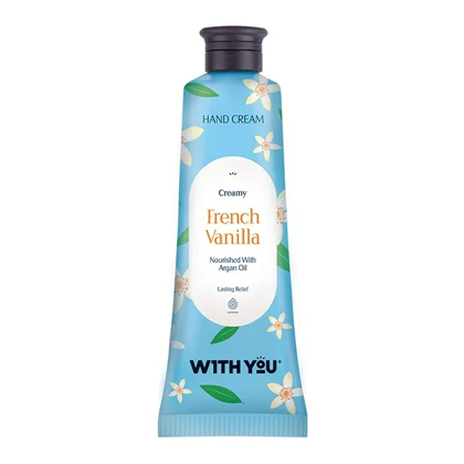 کرم مرطوب کننده دست ویت یو With you مدل وانیل