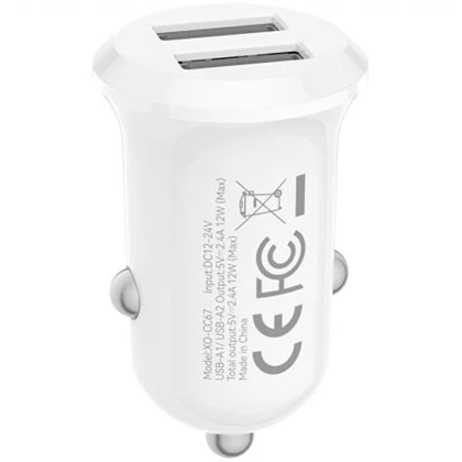 شارژر فندکی فست شارژ ایکس او XO مدل CC67 توان 12 وات