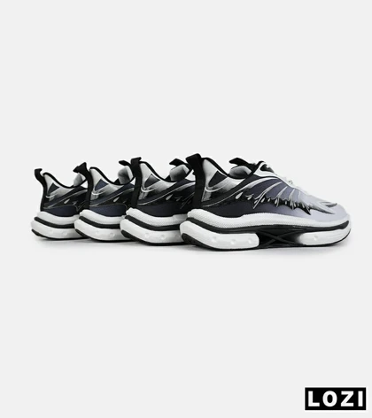 کفش کتانی سفید خاکستری Saucony Revolution مدل 7399