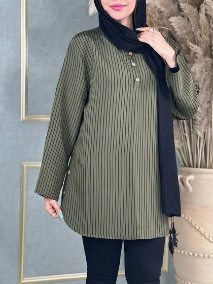 شومیز راه راه تابستانه