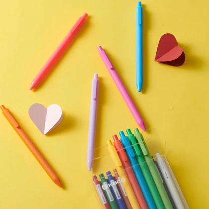 خودکار ژله‌ای کاکو (KACO K1015) نوک 0.5 میلی‌متری 20 عددی مدل Colorful