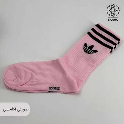 جوراب طرح آدیداس ساق بلند