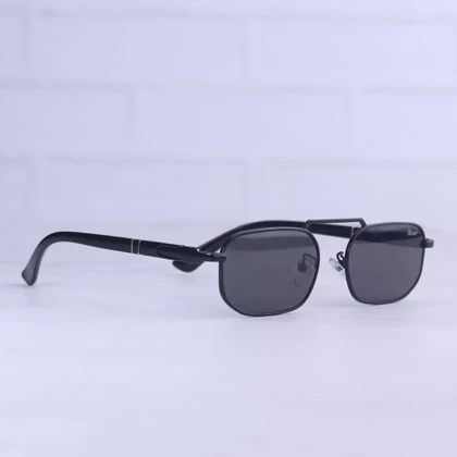 عینک آفتابی پرسول فریم فلزی مشکی MT 3081/5