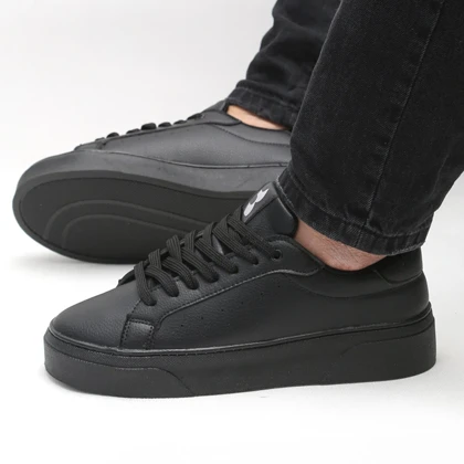 کفش و کتانی روزمره و راحتی مردانه مدل برشکا BERESHKA رنگ مشکی کد 41246