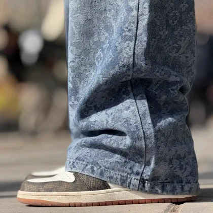 شلوار بگ 1751 کاستوم نقش برجسته LV