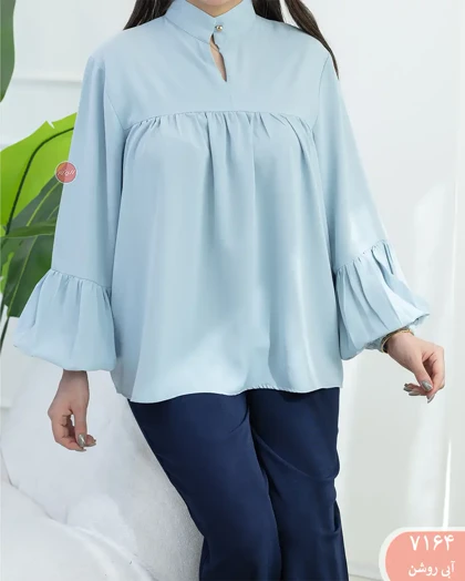 شومیز چین‌دار ایرن 7164