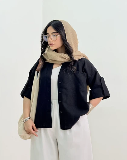 شومیز مچ پاکتی عاطفه(57)کد:5672