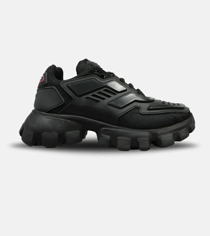 کفش کتانی مردانه مشکی Prada