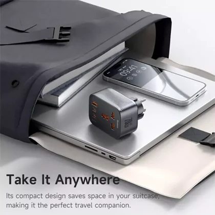 تبدیل پریز برق چندکاره و شارژر دیواری تایپ‌سی و USB مک‌دودو CP-0750